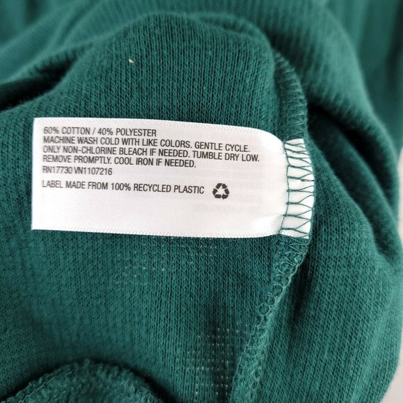 A New Day Green Pullover Crew Neck Womens Ruffle S - Picture 5 of 6